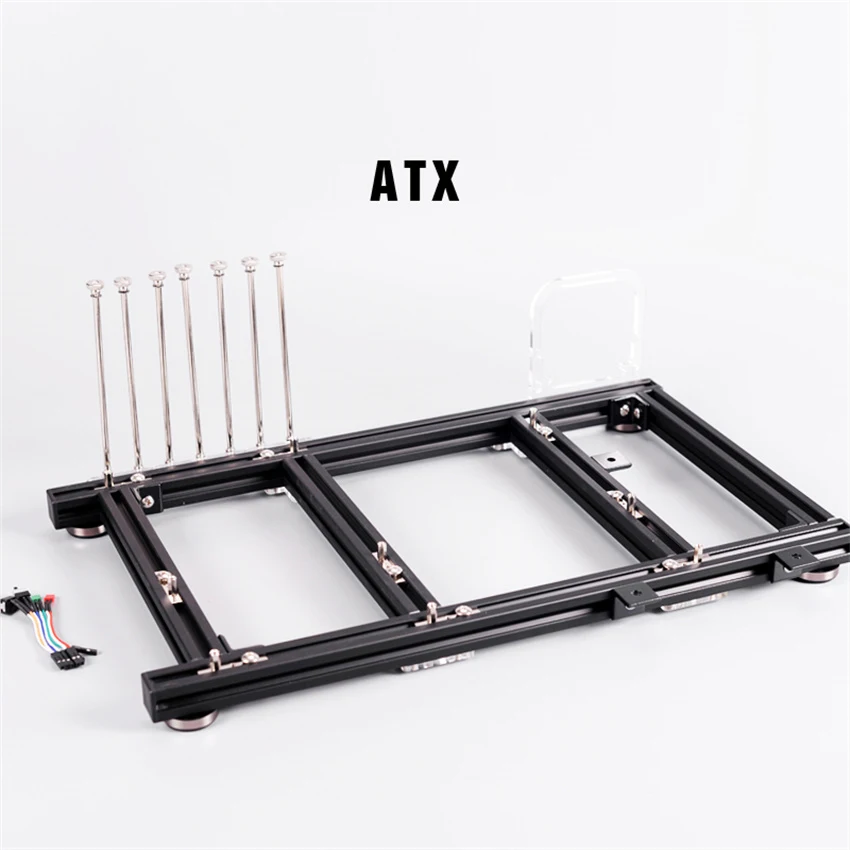 Aluminum Open Frame Test Bench Water Cooling - 1PC ATX PC Testbank Aluminium Computerkast