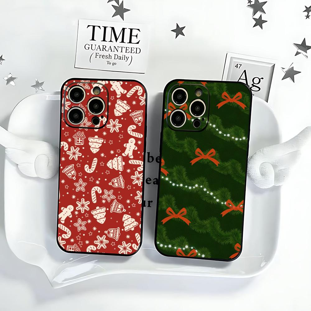 Mini Pc Case - Kerststijl telefoonhoesje voor iPhone 18 17