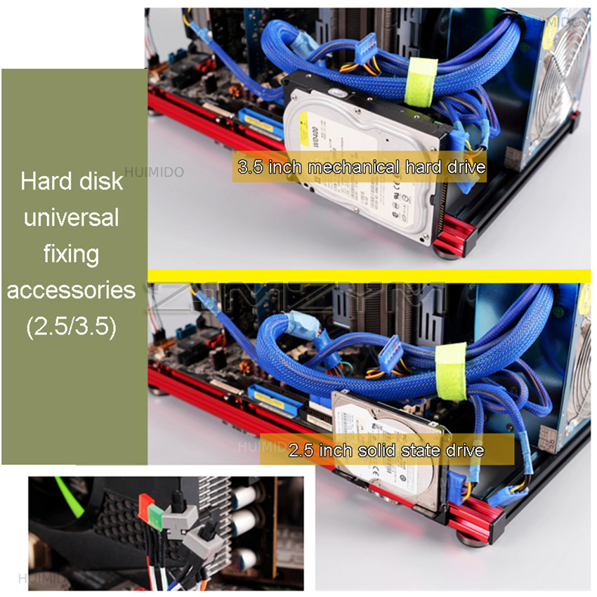 ATX PC-testbank Aluminiumleger - Aluminum Open Frame Test Bench Water Cooling recensie en prijs