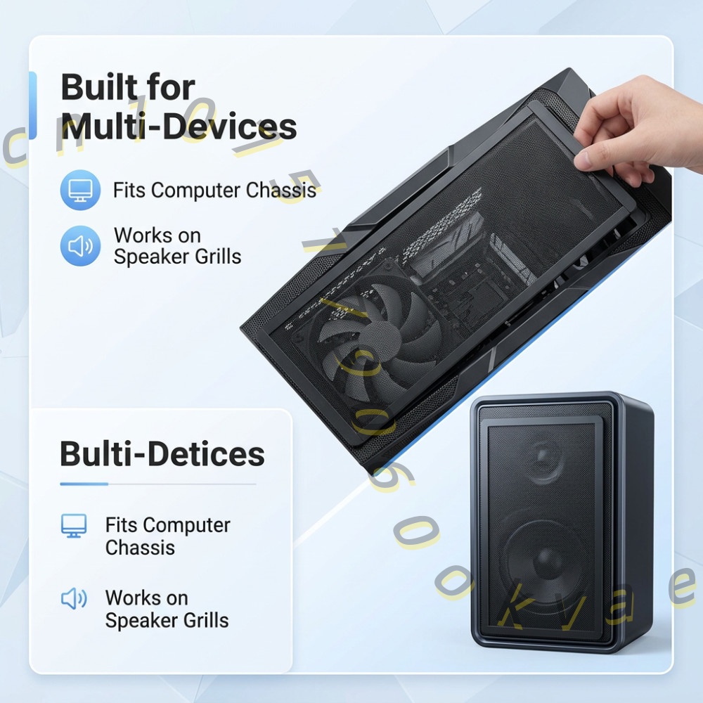 Magnetisch stoffiltergaas voor - Dust Filter Pc recensie en prijs